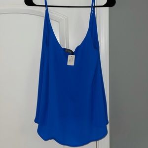 Royals blue sheer tank top